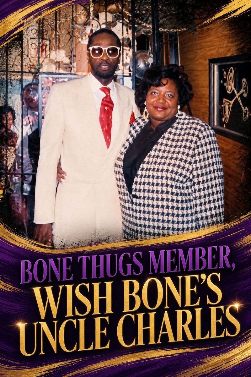 Toya3334L's tweet photo. #CharlesScruggs, the real-life "Uncle Charles" immortalized in Bone Thugs-n-Harmony’s 1996 hit single "#ThaCrossroads".

Charles Scruggs was the real-life uncle of #BoneThugs member #WishBone (whose legal name is Charles Scruggs) and a relative to his cousins, #LayzieBone (Steven Howse) and #FleshnBone (Stanley Howse).

#UncleCharles was shot and killed outside his home in #Cleveland, #Ohio, in the early 1990s.

For years, hip-hop listeners only knew Uncle Charles through Wish Bone's verse. Outlets specializing in Midwestern hip-hop history and archival street footage, such as #WhyTV, circulated this verified family portrait showing Scruggs alongside a family member. #MEDIAGANGTV