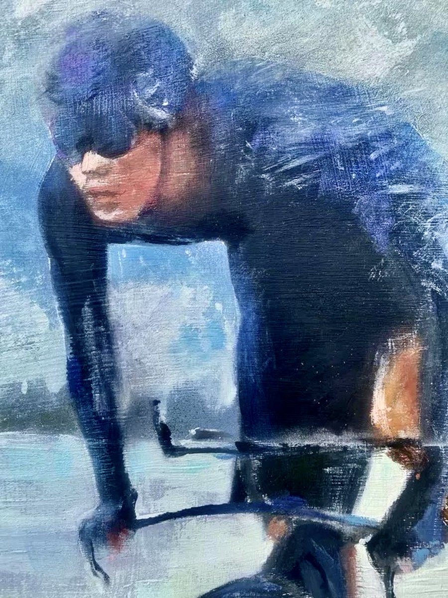 CapoVelo's tweet photo. Cycling Image of the Day https://t.co/TuQS1QM3hZ #bicycleart #BikePainting #bikerace #bicyclerace #VeloArt #BicyclePainting #BikeArt #CyclingPainting #InThePeloton #Peloton #CyclingArt #TimeTrial https://t.co/hXli2RqFvh