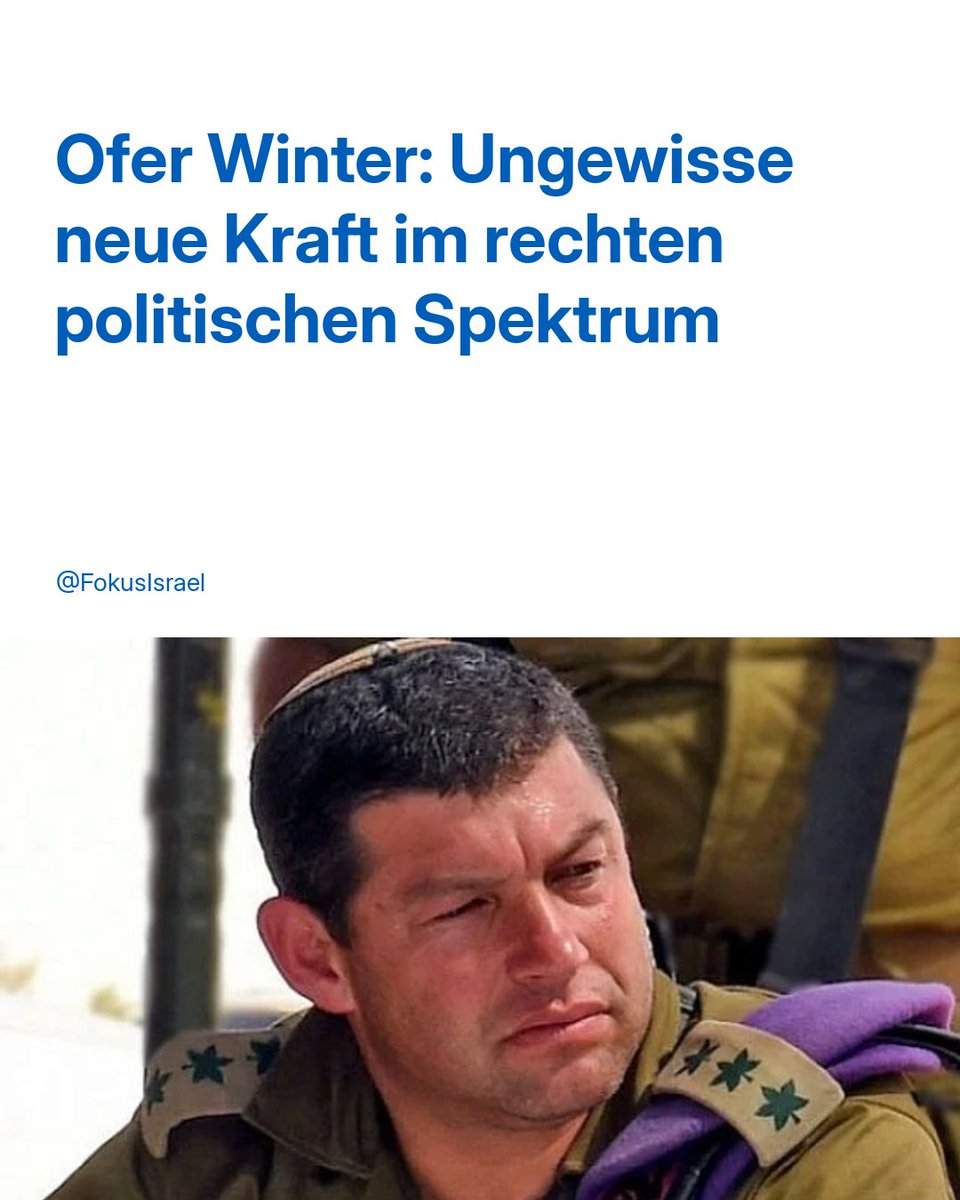 FokusIsrael's tweet photo. Wie will Ofer Winter religiös-nationalistische und arabische Wähler für seine neue Partei gewinnen? Warum könnte ein Scheitern an der Wahlhürde ausgerechnet seinem bevorzugten Kandidaten Benjamin Netanyahu schaden?

Die Hintergründe erfährst du im ganzen Artikel auf https://t.co/0ho5cA6tI1:
https://t.co/y0Pj3xzwHM

Bleib mit uns dran: Abonniere unseren wöchentlichen Newsletter für Nachrichten und Einordnung aus Israel.
https://t.co/SO3Azr5Jf3