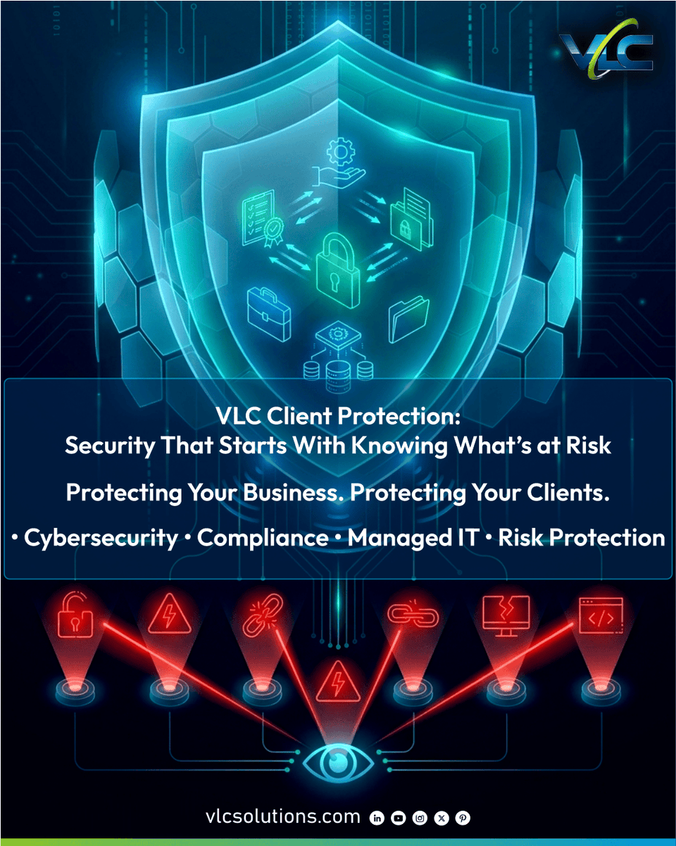 vlcsolutions's tweet photo. Protect client trust with VLC's comprehensive cybersecurity, compliance, and proactive IT solutions. It's an ongoing commitment to safeguard systems, data, and operations effectively.
https://t.co/4355b9cUuP
#ClientProtection #Cybersecurity #Compliance #ManagedIT #DataSecurity https://t.co/dOwuZMiiCI