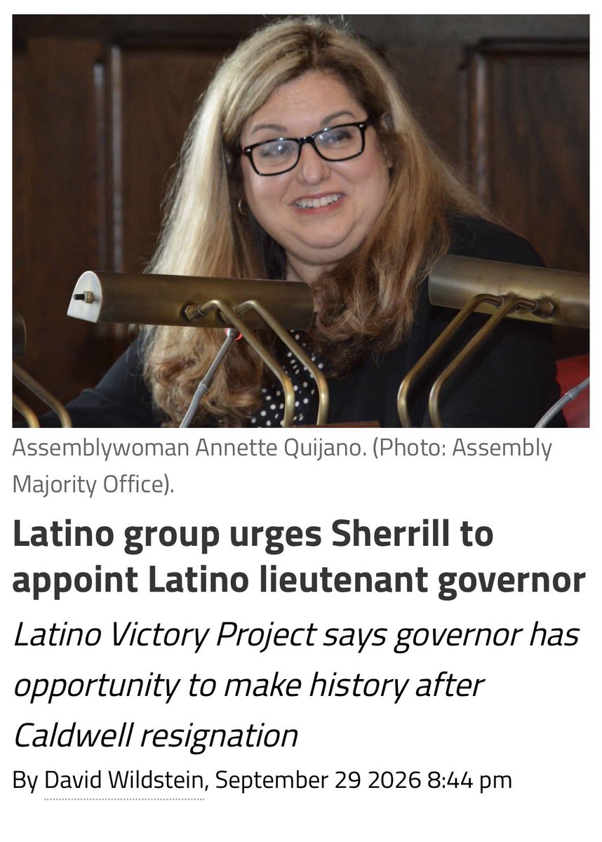 MikeCrispi's tweet photo. I think we need a straight white male as the next Lieutenant Governor of New Jersey. 

We’ve NEVER had a straight white male hold the position, so it’s only fair. 

Since the creation of the office, we’ve had: a white woman, a black woman, another black woman, and a black man (who lasted a few months).