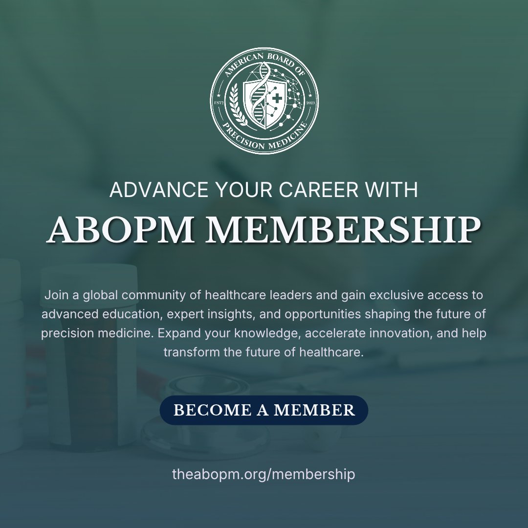 The_ABOPM's tweet photo. Precision medicine is changing healthcare. The question is: will you simply watch that transformation or help shape it?

Support ABOPM and help accelerate the future of precision medicine.

https://t.co/5gno0eUWSk

#PrecisionMedicine #PersonalizedMedicine https://t.co/JIiDnHeV8i
