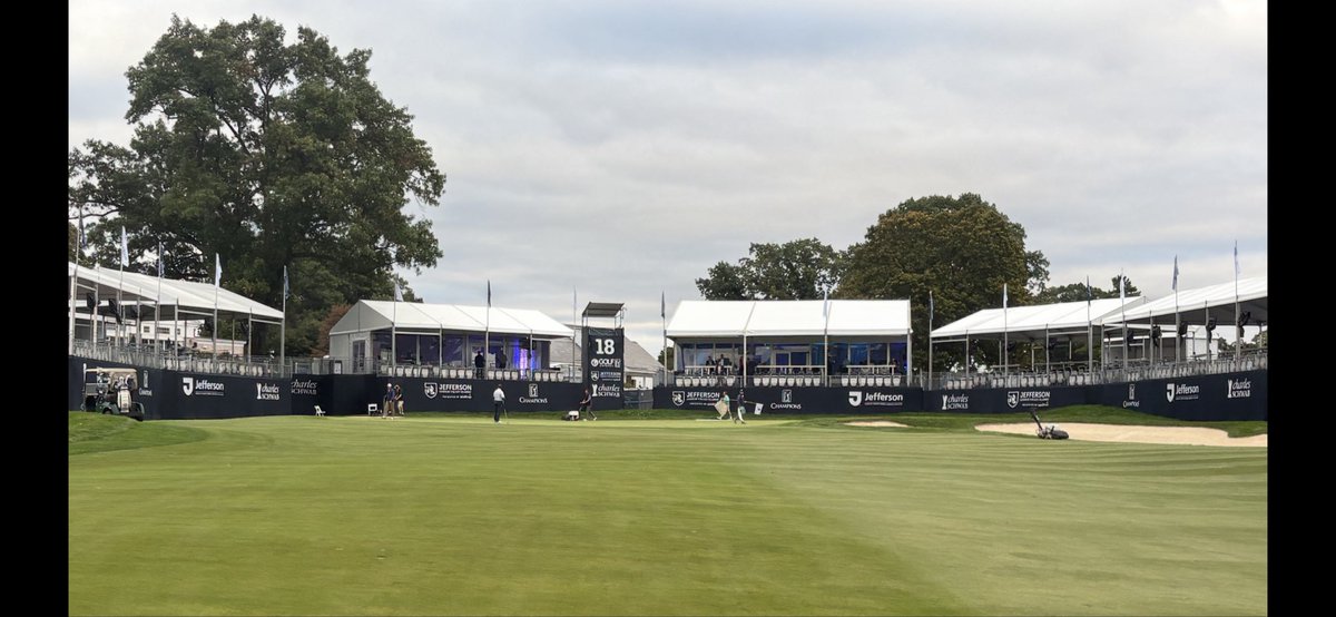 PoconoTurfgrass's tweet photo. Best of luck to John Chassard, Jim Lanza and the entire Agronomy team at Lehigh Country Club as they host the @JeffLVClassic! Great to see so many from our association supporting them throughout the week. Course looks incredible! @ChampionsTour

 #JeffersonLVClassic
#TeamPocono https://t.co/pqwq2JY5o8