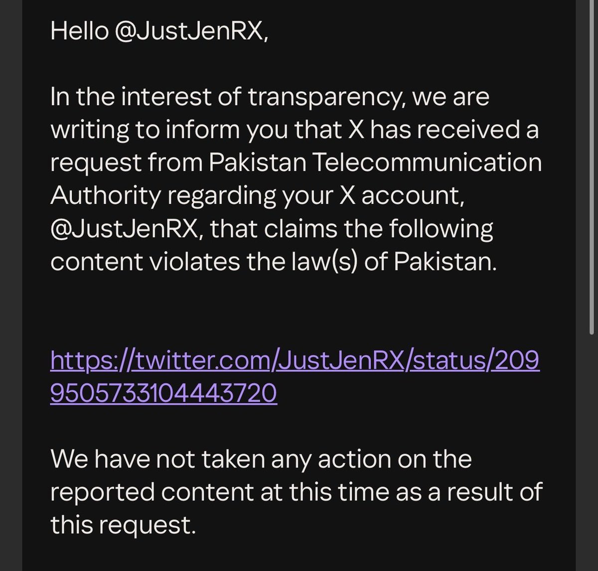 JustJenRX's tweet photo. So Pakistan says I broke their laws by posting this. 

To which I say 🖕🏼 ISLAM AND 🖕🏼🫵🏻 TOO PAKISTAN!!! 

You’re literally proving our point that your demonic ideology doesn’t honor FREEDOM OF SPEECH!! 

Come get me. I’m sure the @POTUS would love that you’re threatening his citizens!!!