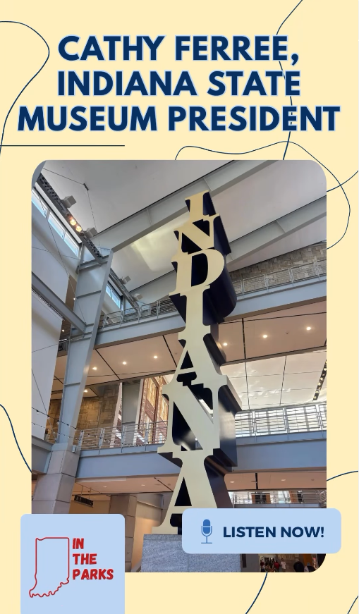 IndianaMuseum's tweet photo. 🎧 Tune in! This season, the IN the Parks podcast is visiting all 11 of our state historic sites. >> https://t.co/QxbxGRZ7OL

Listen to S3E1 now on Spotify, Apple Podcasts and the IN the Parks website — and keep an eye out for the next episode! https://t.co/d4thBgV50m