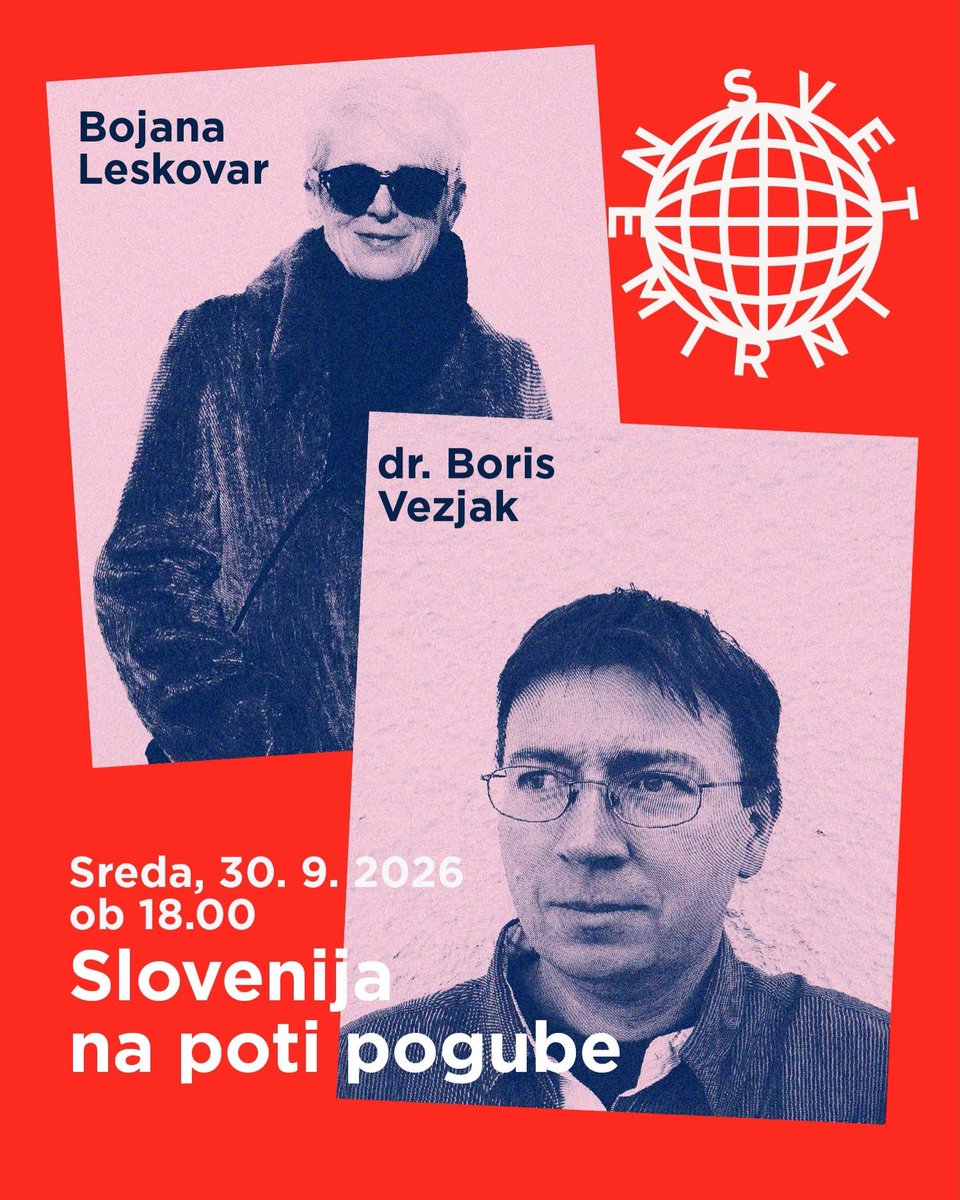 Pritlicje's tweet photo. Od janšizma do antijanšizma nazaj v janšizem. Kako smo izgubili demokracijo? Kaj se nam je zgodilo in kam drvimo? Vladajo nam politiki, ki nam ne bi smeli. Z Borisom Vezjakom se bo pogovarjala Bojana Leskovar. https://t.co/3Xhpwa5un8