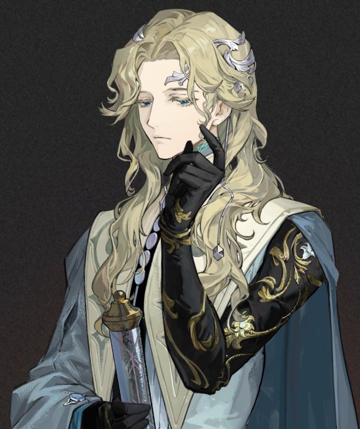 deadjunie's tweet photo. i keep thinking of 6 resembling ophelia so i drew him like her again … there’s just so many similitudes and parallels between them and their stories i would love to talk about sometime .. https://t.co/0HwBIbRcpF