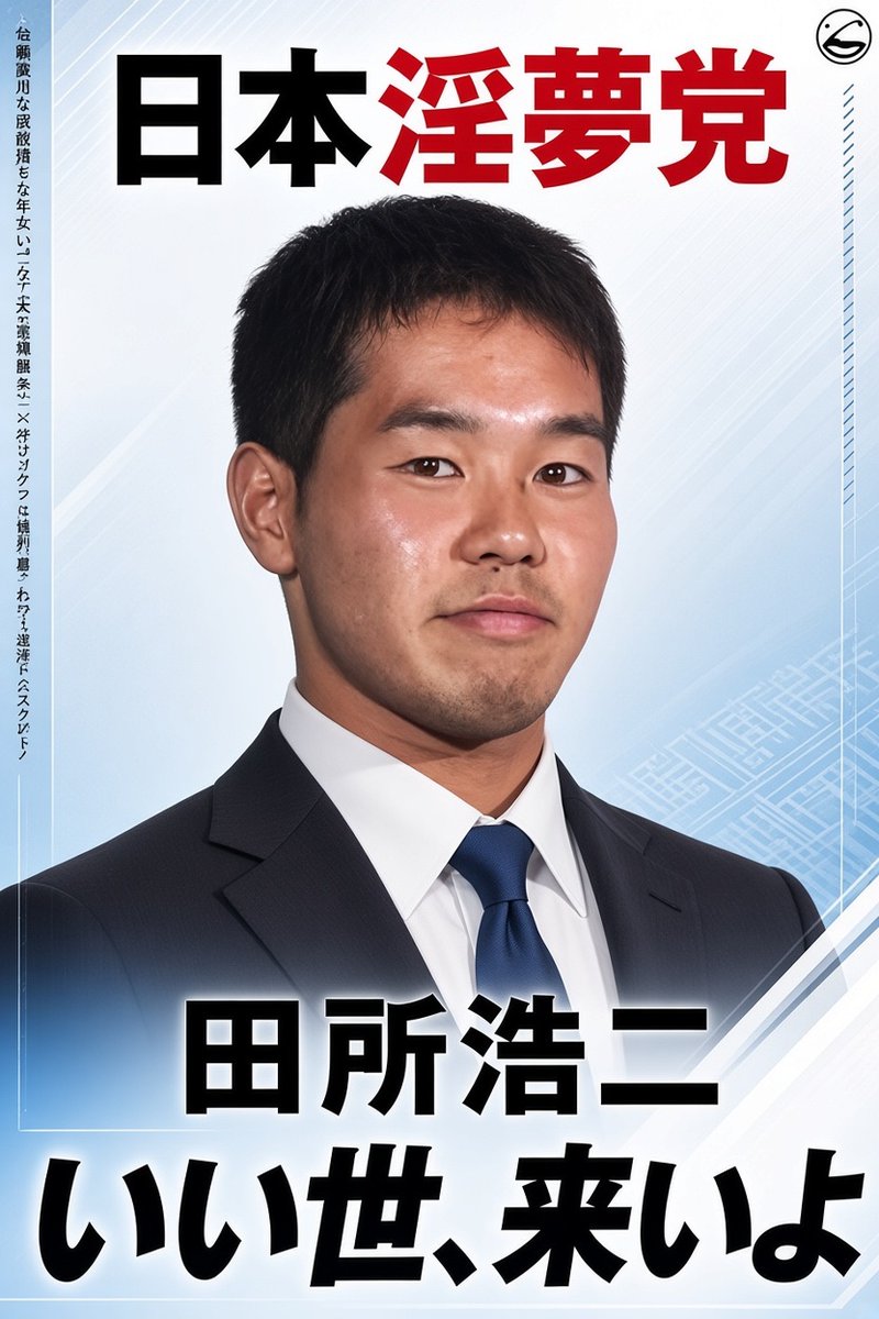 mancoin810's tweet photo. 日本淫夢党に、清き1票を https://t.co/ihiqF2hpgt