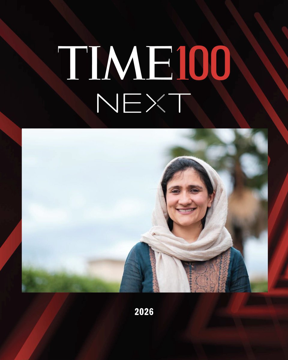 sbasijrasikh's tweet photo. Today, @TIME named me as one of the members of the 2026 TIME100 Next, their annual list of 100 individuals who are defining the next generation of leadership: https://t.co/QJH7FAhYWp

I’m proud, I’m humbled – and I know that while this honor is for me, it’s not about me. It’s about the women of Afghanistan and the hope they carry like fire in their hands. It’s about the students of @solaafghanistan, the Afghan girls who will change the world. It’s about the resilient SOLA global village of friends and supporters.

It’s about you, reading these words, because you are with us. And that means everything.

I hope you’ll take a moment to look over the full list: https://t.co/aRoqwn9wyF. This is a proud and humbling day, and a day that I know will inspire us all.

There is work to do, and we will do it.