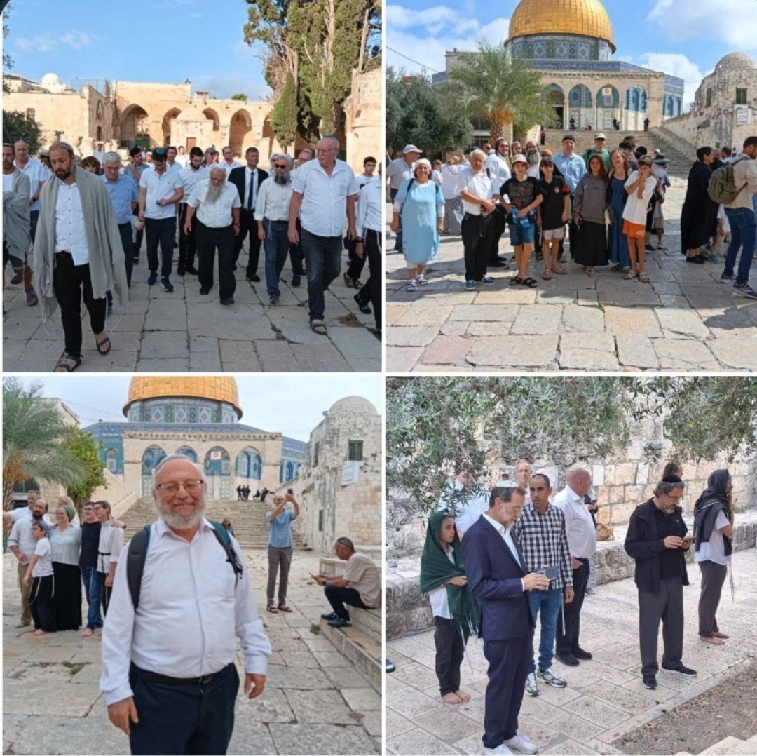 millicakmak's tweet photo. ‼️ 2.468 üniformasız terösit, Sukkot bayramının beşinci gününde Mescid-i Aksa'ya saldırdı. https://t.co/TzJJclb5sh