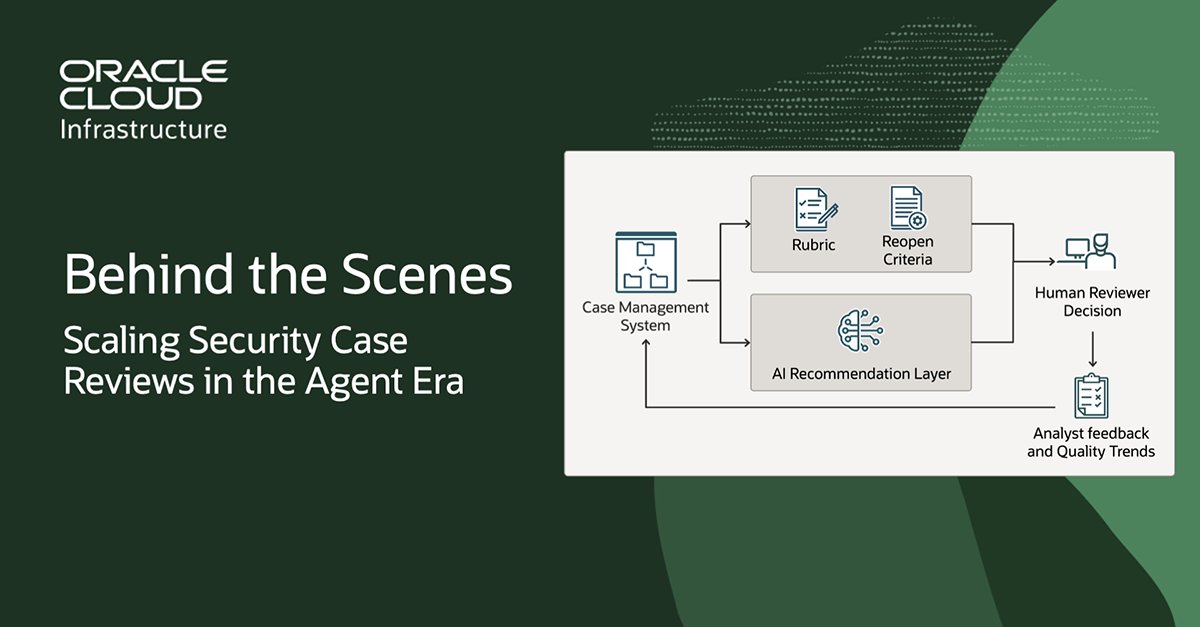 danielddm's tweet photo. In the agent era, scaling reviews requires more than summarization, it needs evidence standards, consistent rubrics, human accountability. See how AI-assisted, architecture-aware case reviews can turn quality assurance into a continuous feedback loop. https://t.co/Szd2yLPrAu https://t.co/v0J8fTgt1o