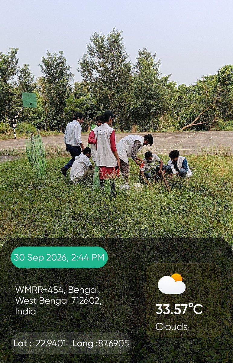NssUnitsAkpcm's tweet photo. As a part of the *Seva Sankalp Abhiyan* celebrations, a Champa tree was planted at college Campus by NSS units and the Department of Environmental Science of A.K.P.C. Mahavidyalaya. https://t.co/W9O6vOCZdS