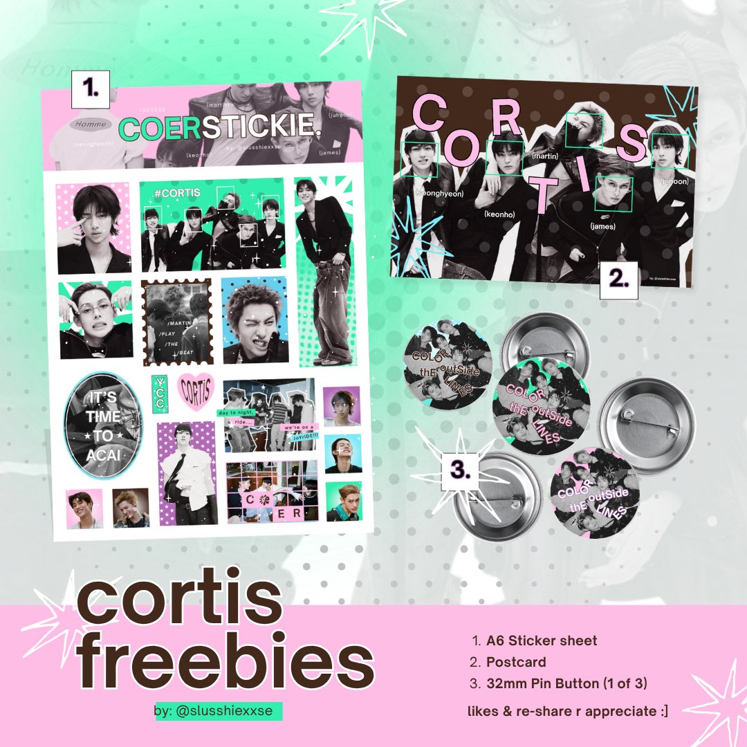 slusshiexxse's tweet photo. cortis freebies by @slusshiexxse (🐠)
📮... like &amp; re-share vvv appreciate

__how to claim?
✶ 1 set/ person
✶ write ur x acc @ notes 
✶ claim on 🍊 09.10 [19.10] wib
✶ 12.999 no ref 🙇🏻‍♀️

goodluck! 🔗https://t.co/sf3mjMewDl

kindly tag me if u get one 🫪💗 https://t.co/HO4f6RHYT8