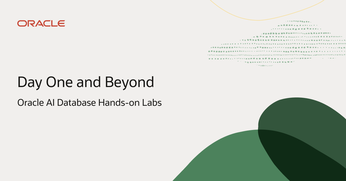 danielddm's tweet photo. Join Oracle's cloud engineers for these upcoming hands-on labs on Oracle AI Database. https://t.co/WtWj21Au2u
➡️ Autonomous Database Migration Bootcamp over NFS (October 6)
➡️ Autonomous Database Migration Bootcamp over DB Link (October 13) https://t.co/8pjalQ6xlv