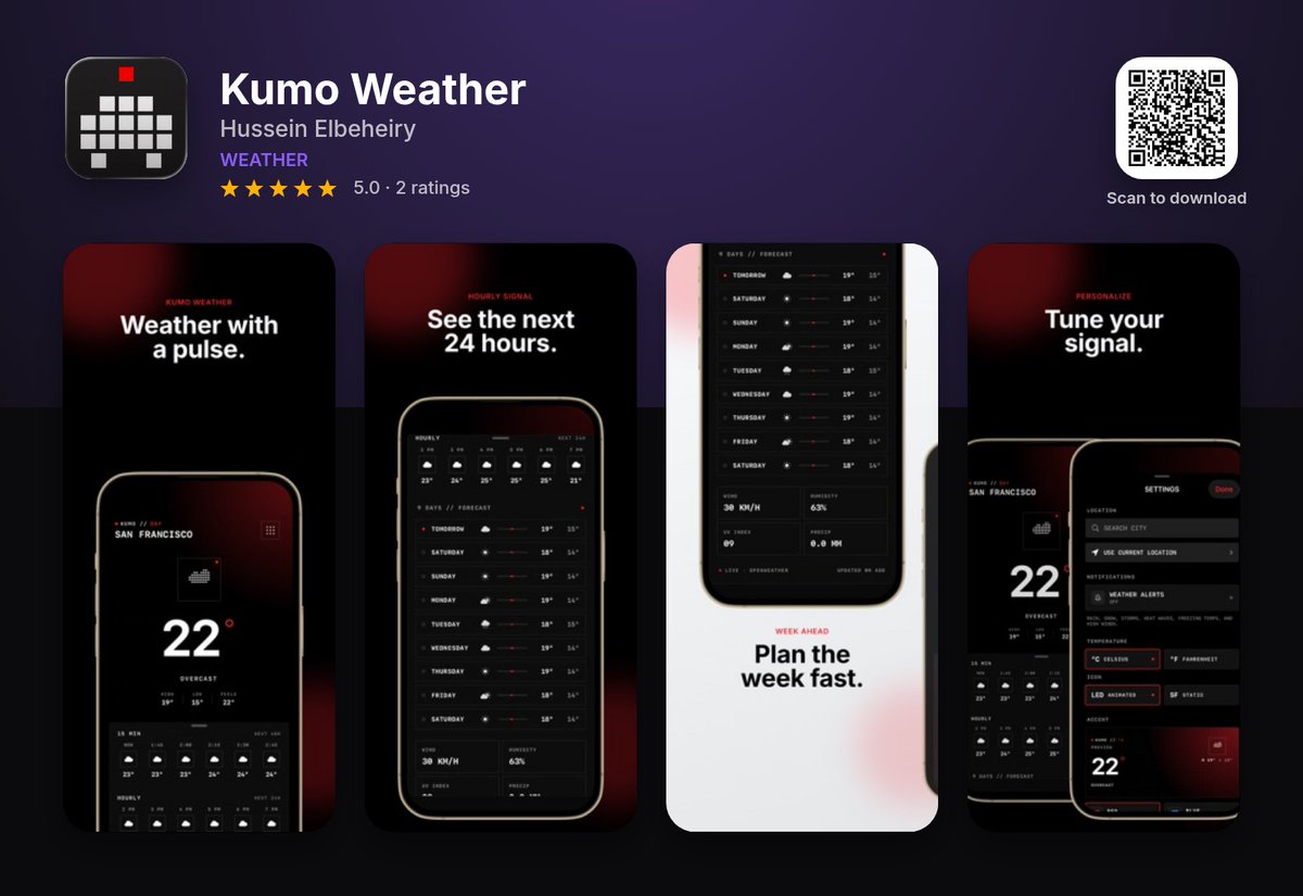 HusseinElbehary's tweet photo. @supermohit123 Love the warmer before/after. For a shareable social card from that existing listing (not new screenshot design), AppCard composes one from the live icon, screenshots, and ratings: https://t.co/5H7yWUAZgu First 10 get a free month. https://t.co/98lUPNeWF2