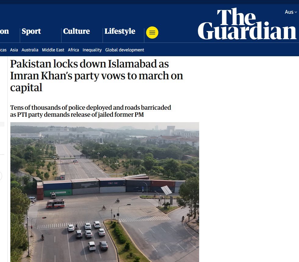 SabeeKazmi786's tweet photo. انٹرنیشنل میڈیا میں لانگ مارچ سے پہلے ہی حکومت کی بدحواسی، بوکھلاہٹ ،گھبراہٹ پر آرٹیکل شروع۔۔۔۔۔۔😂 https://t.co/moOUhUcT0m
