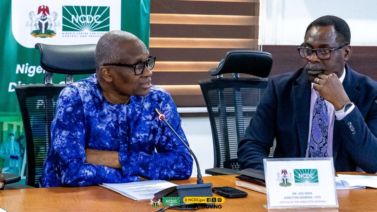 NCDCgov's tweet photo. #TodayInNCDC                                             NCDC, @hfn_nigeria and @PharmAccessNIG have formalised a partnership through the signing of a Memorandum of Cooperation.

The partnership strengthens collaboration between the public and private sectors to support Nigeria’s Integrated Disease Surveillance and Response (IDSR) capabilities and broader disease surveillance infrastructure.

Together, we are strengthening surveillance, preparedness and health security for Nigeria.

#HealthSecurity #PublicPrivatePartnership #DiseaseSurveillance #NigeriaCDC
