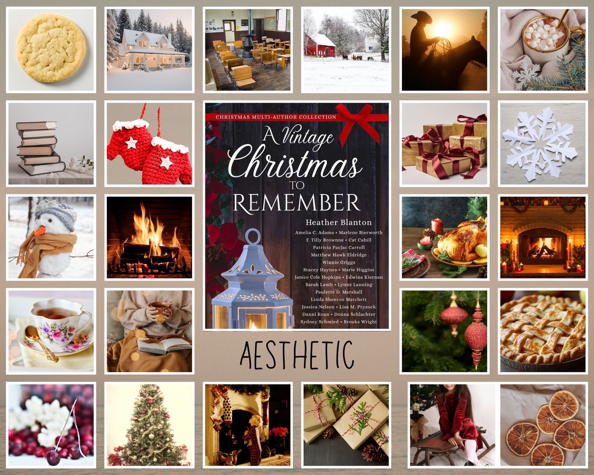 LPrysock's tweet photo. There are lots of warm scents and sights of Christmas that "A Vintage Christmas to Remember" will stir. Who else remembers stringing popcorn and baking cookies with mom? https://t.co/oMHYtFIRkQ https://t.co/fFSuWMB8mx