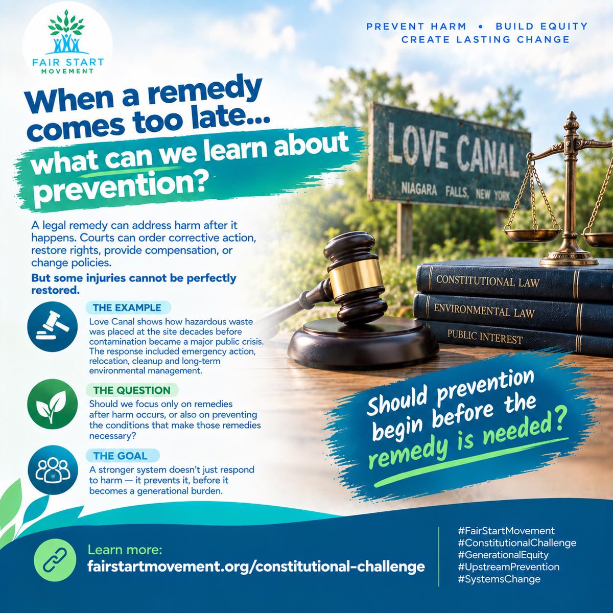 FairStartOrg's tweet photo. Some harm can be remedied. Some consequences cannot be perfectly undone.

Should prevention begin before the remedy is needed?

https://t.co/3Wsh7TNR6t

#FairStart #SystemsChange https://t.co/kV2UwussKP