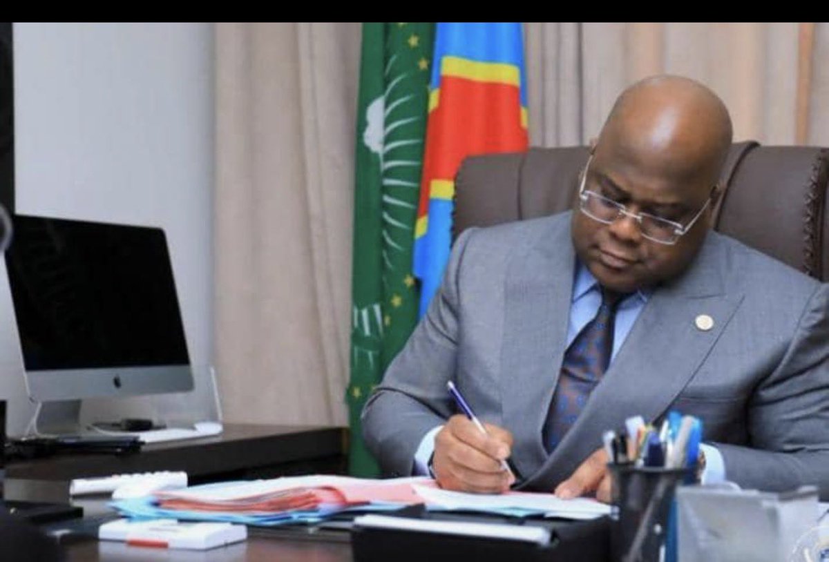 VISIONPRONEW_'s tweet photo. #RDC : le Président Félix Tshisekedi a nommé de nouveaux membres des conseils d’administration de deux établissements publics concernés par la gestion des eaux.

Sont nommés membres du Conseil d’administration de l’Autorité de régulation du service public de l’eau (ARSPE) : Joseph Ndakomewa, Serge Olombi, Jean-Pierre Lokonga, Aimé Munzimba, président du Conseil d’administration (PCA), Yves Mbumba, directeur général (DG), Benjamin Kibungu, directeur général adjoint (DGA).