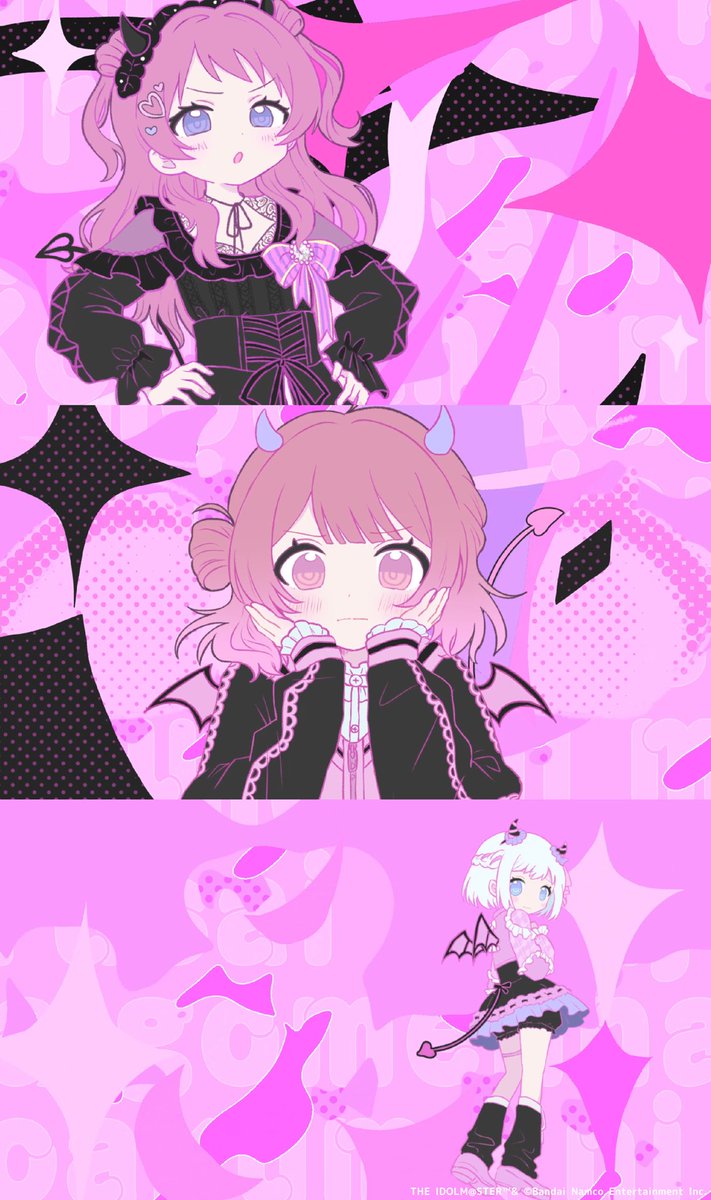 mitukineu's tweet photo. 学園アイドルマスター #学マス

♥ Agitato ⦮ ⦯ ⟆

MVのワンカット担当してます！
小悪魔ちゃんたちかわい~く描きました https://t.co/zI2ZnBJB52