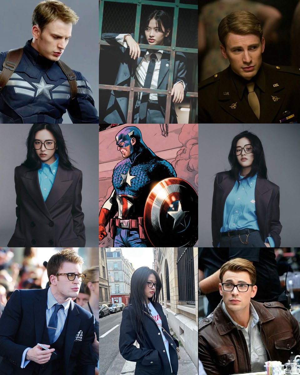 dalgomgf4ever's tweet photo. an yujin and steve rogers #getsba https://t.co/L58jQS4S11