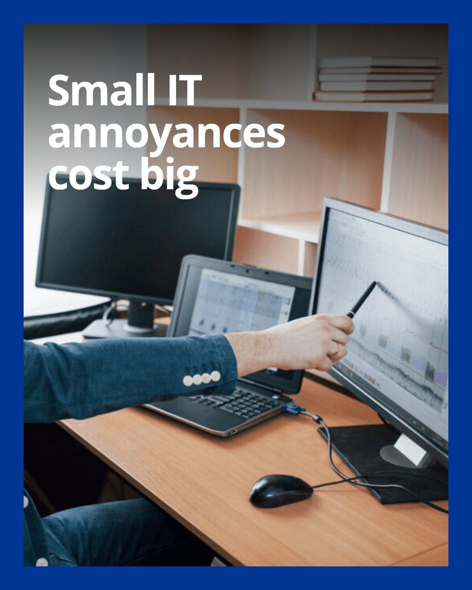 TSIFunnyGeek's tweet photo. Tiny IT annoyances add up fast. Slow logins, missed emails, and frustrated teams can spread across the whole office. Managed IT spots issues early. Share this with a business owner who wants fewer tech surprises.

https://t.co/4OcjnS5Ju8 #leadership #cybersecurity https://t.co/D6rC1rV1hA