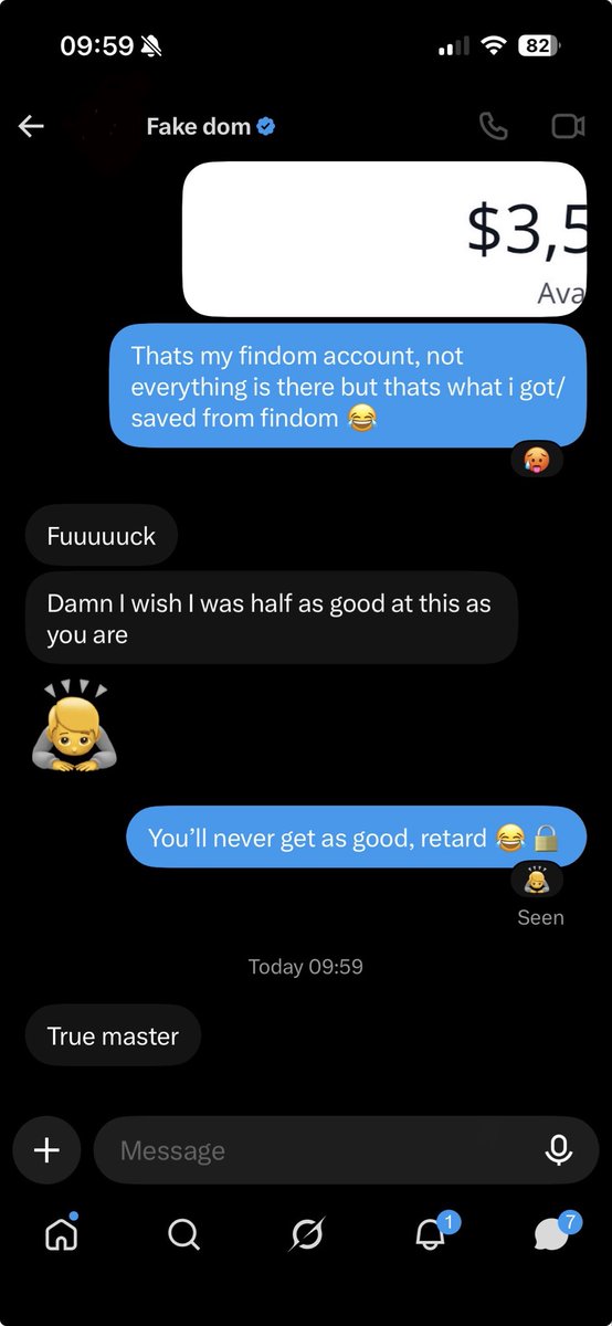 KinkyMAGAdog's tweet photo. Good Fake Dom 😂🤑
Keep Sending to your Master
Maybe one day we’ll reveal your name.😈
#FakeDom #CashMaster #Findom #MAGA https://t.co/YjUM0IHFSy