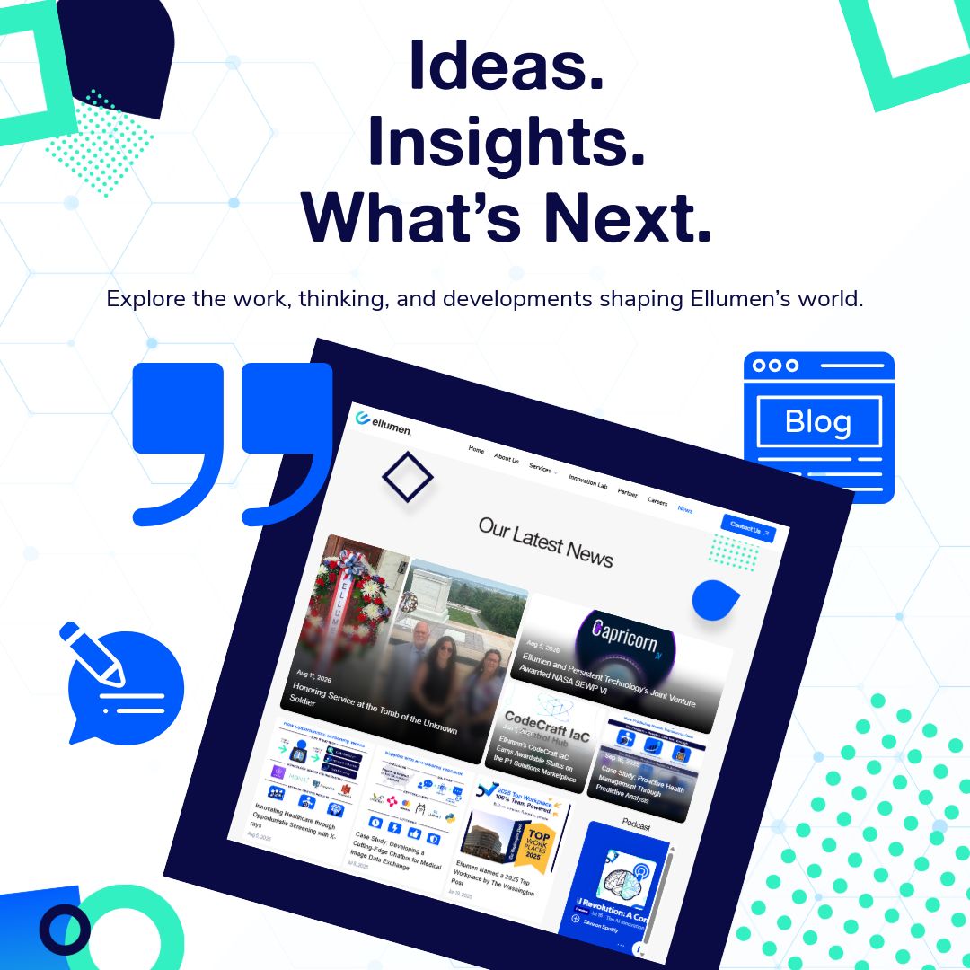 Ellumen's tweet photo. https://t.co/zKLiCY2K68 - There’s always more to the story.

The Ellumen blog goes deeper into the technology, challenges, and real-world work behind the missions we support, from case studies and company news to AI, healthcare, podcasts, and the ideas getting our attention. https://t.co/HpJHpOQStQ