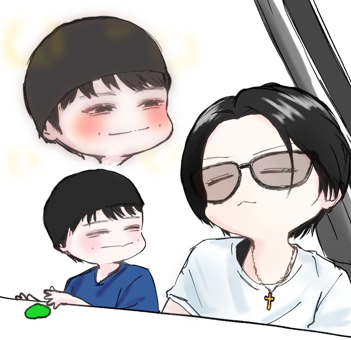 Itsuro0312's tweet photo. すやすやユタをやっっっさしい目で見てたジェがいたんですよぉ！ https://t.co/2UeYa6gfr3