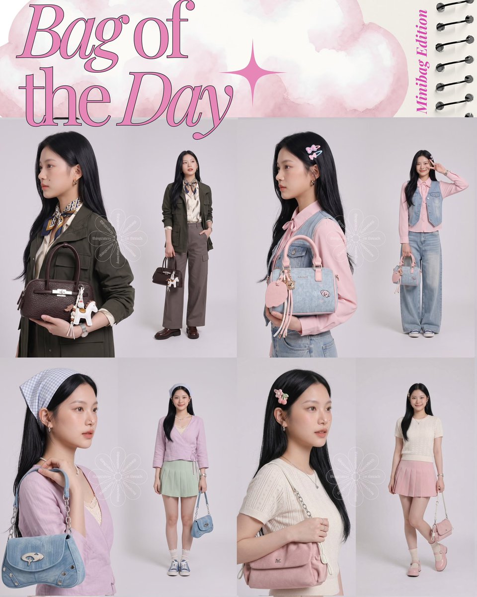 thingcutesy's tweet photo. 👛 REKOMENDASI TAS — MINI BAG EDITION 👛

#rekomendasitas #minibag https://t.co/XC8nmz1cdr