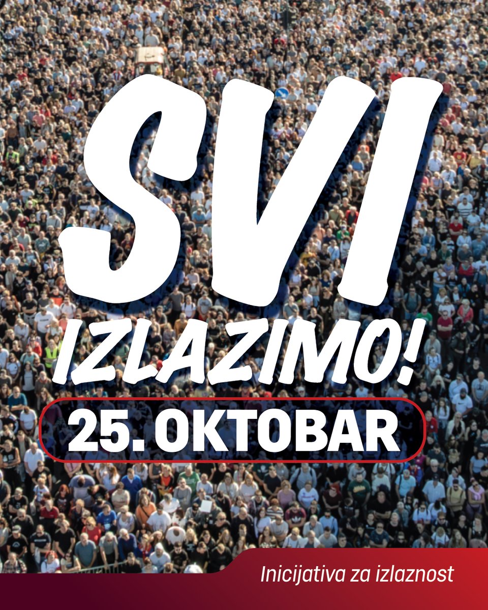 CRTArs's tweet photo. ‼️Svi izlazimo ‼️

https://t.co/kYDxYNPQvC https://t.co/9Wmglnr9kq
