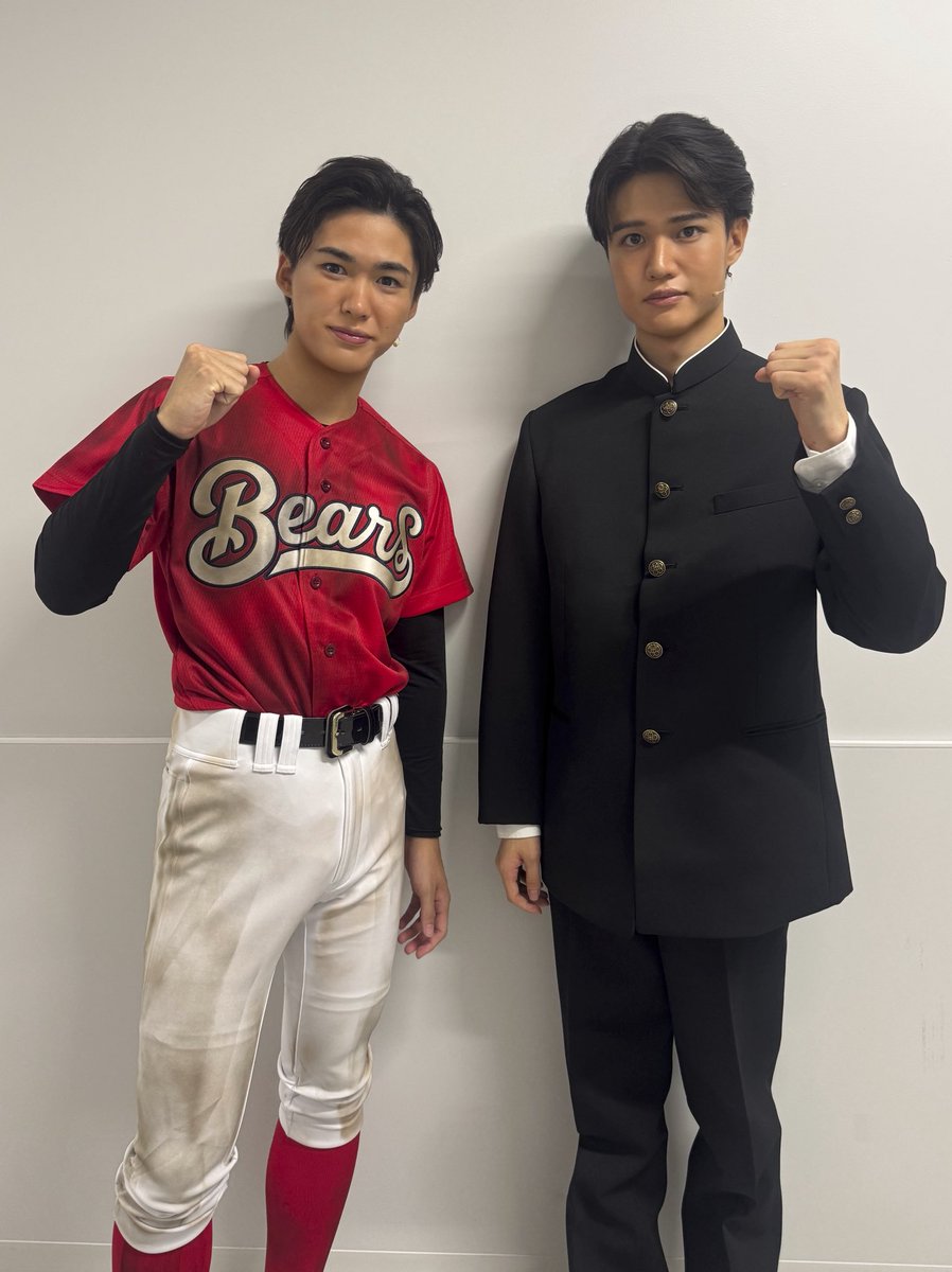 jr_official_X's tweet photo. 【 🎪Theater 】

#大西風雅 #岡﨑彪太郎 W主演
舞台『 #ナイボー！ 』🏟️🧢

本日、東京建物 ぴあ シアターにて初日を迎えました⚾️💨

大千穐楽までよろしくお願いします🌟

#関西ジュニア https://t.co/heuAh0c5Nu
