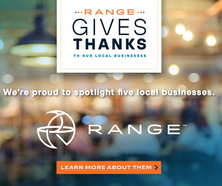 RangeConnected's tweet photo. 💛 Range Gives Thanks is back! We’re celebrating local businesses that make our communities special. Each featured business chose a local charity to receive a $250 donation from Range. ✨
Stay tuned to meet the businesses! Learn more: https://t.co/4EzRNrPJSI
#RangeGivesThanks https://t.co/K17wiGm9vl