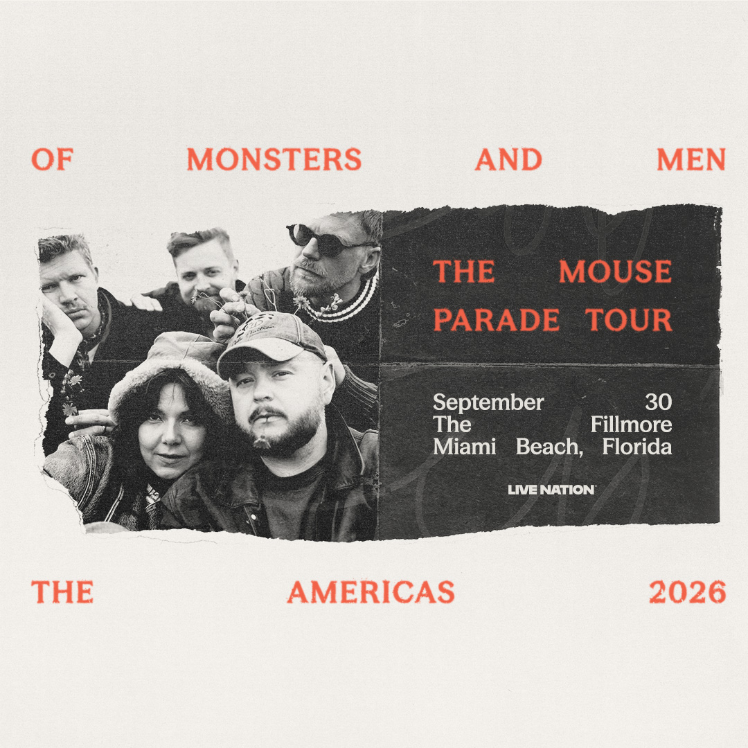 FillmoreMB's tweet photo. 🌟TONIGHT!🌟 Of Monsters &amp; Men take the stage at #TheFillmoreMB

⏱️ Doors at 7 PM
🎤 Show at 8 PM

Upgrade your night with Stardust Lounge &amp; Valet Parking (subject to availability!): https://t.co/98neoy71Vt https://t.co/wJPnw78Rg7
