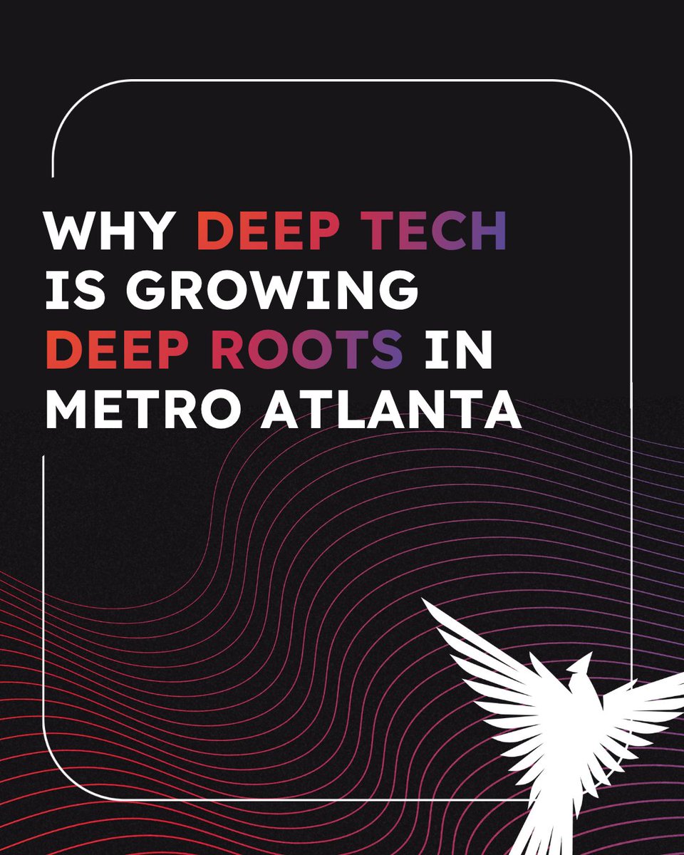 atlchamber's tweet photo. The next generation of technology isn't just being imagined in Atlanta. It's being built, tested, and deployed here.

From physical AI and robotics to aerospace, defense, and advanced manufacturing, metro Atlanta combines research, engineering talent, global industry, and real-world testing environments.