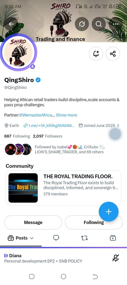 Rex_ikem's tweet photo. @gibhub189 @am_datnasgirl @bobbthetrader @everythingfxx @CryptofxOG @TradeLikeDonnar @Gims_Dev @iamfyrix @dladyalchemist @_Loftyx @_nazatrades @SHUGAHFX @SHUGAHFX @PipsByMarvin https://t.co/UYJ1ZPISGE