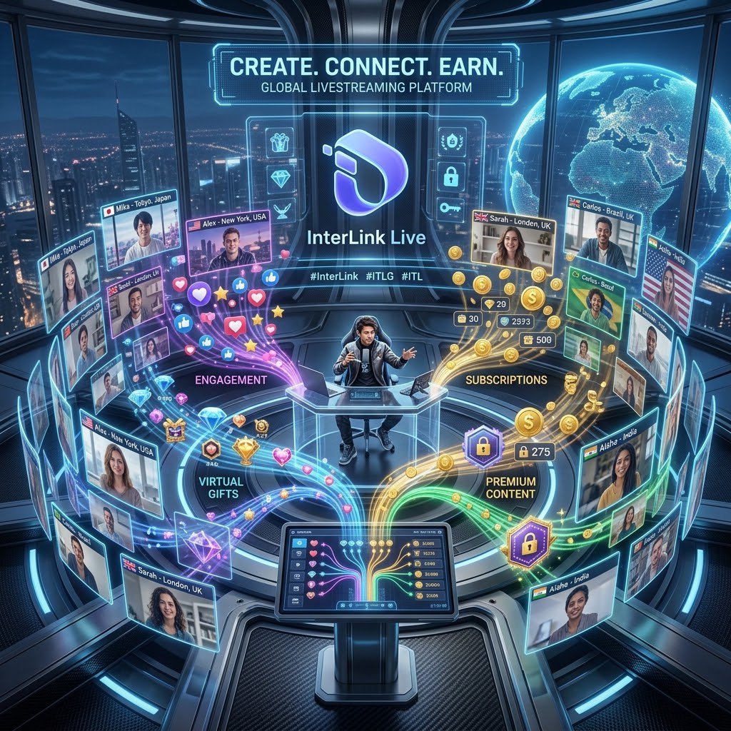 Iukhan1122's tweet photo. Live now on #InterLink!  Join the future of global streaming with real-time interaction, virtual gifts, and premium content. #ITLG #ITL https://t.co/nmwOrJK0qo