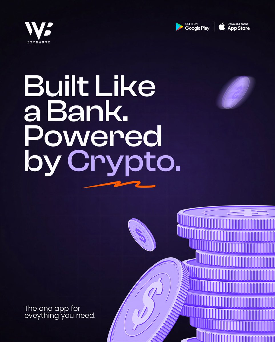 Wbexchange_hq's tweet photo. Experience the perfect blend of traditional financial security and modern digital innovation with WB Exchange.
#WExchange #CryptoBank #DigitalFinance https://t.co/vIqWqWd3BN