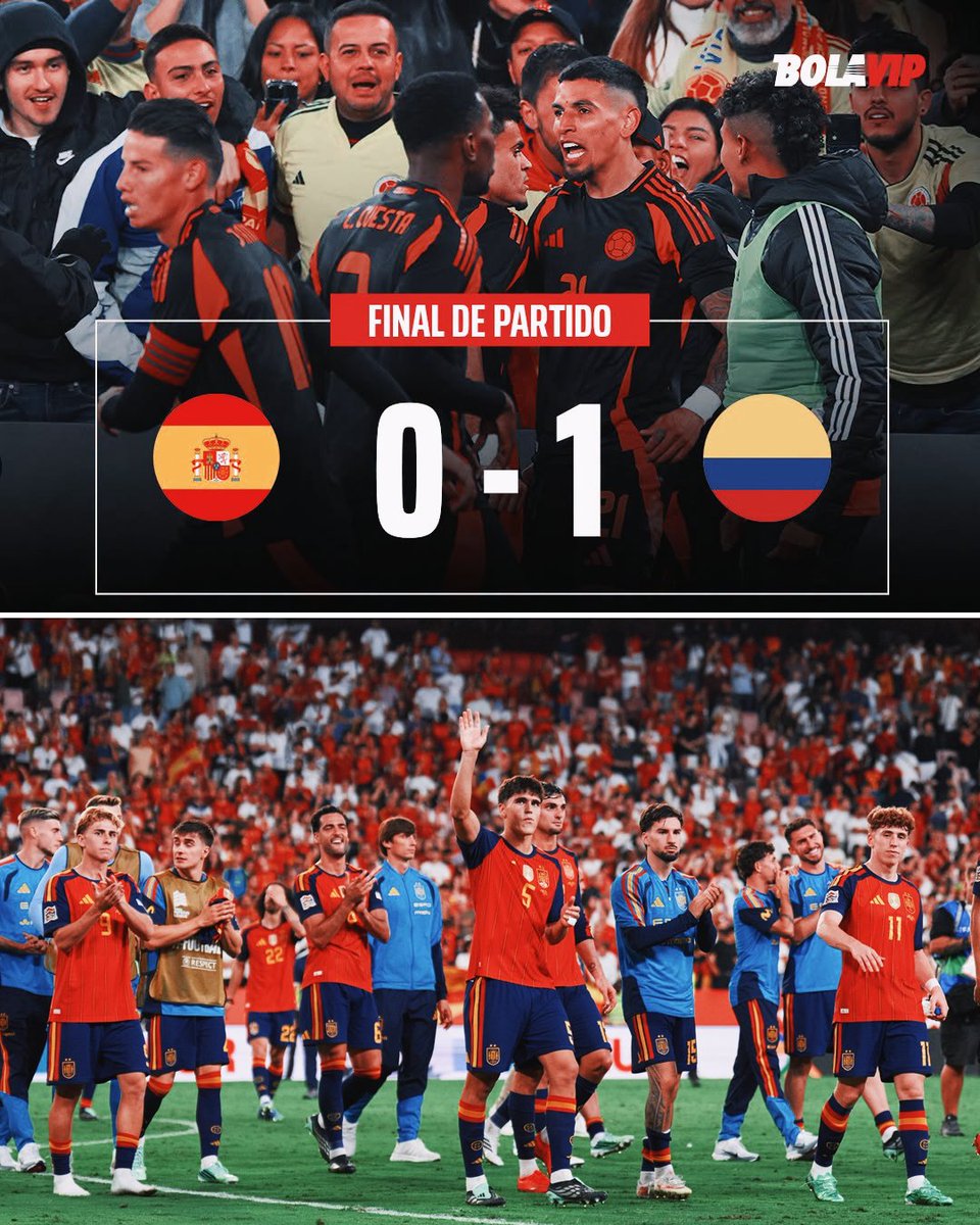BolavipCo's tweet photo. 🇪🇸😲 Luego de su última derrota, contra Colombia en marzo de 2024, España salió campeona del mundo y acumula un invicto de 40 partidos, récord hasta hoy. https://t.co/D4N08N0kDd