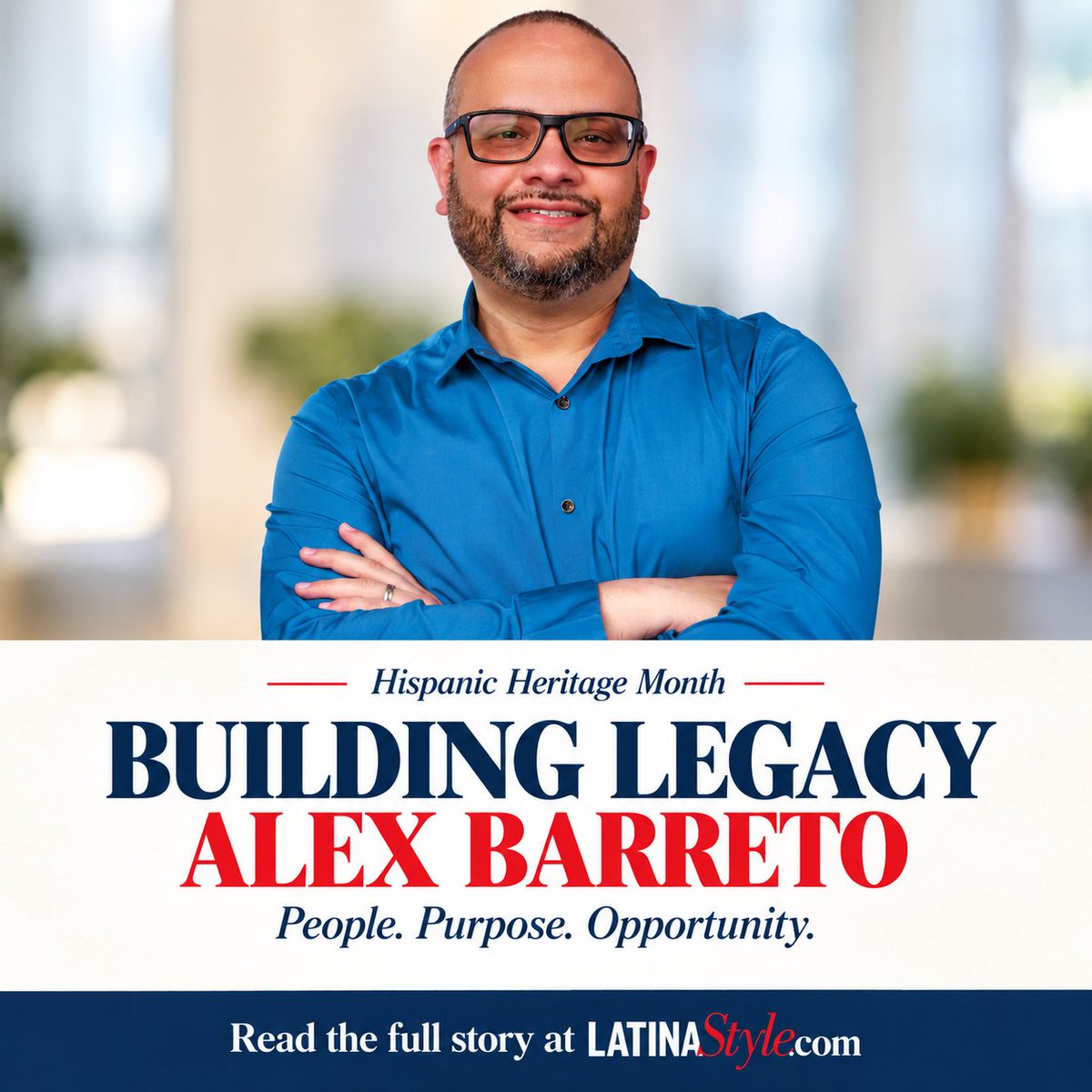 LATINAStyleMag's tweet photo. Throughout Hispanic Heritage Month, LATINA Style highlights Alex Barreto, Chief Executive Officer of HACEMOS, and his perspective on building a legacy through people, purpose, and opportunity.

Read more at https://t.co/YzuCv7wHLR

#HispanicHeritageMonth #LATINAStyle https://t.co/4hyXILnTIG