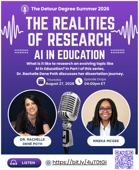 thriveinedu's tweet photo. Thankful to Dr. @NnekaMcGee to be a guest on her podcast to talk about dissertations, research, and AI. Listen here and subscribe. https://t.co/9JqMxaQnoA   #education #AIinedu #k12 #k12education #Educación #highered #edleaders https://t.co/ihRRN58Xbv