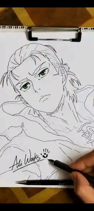 Obiy_OY1's tweet photo. Comparisons between me and my artist friend Ali: there is a huge difference between us—he has been drawing for three years, while I have been drawing for a month.
#artmootsㅤ https://t.co/AwL5PN79C0