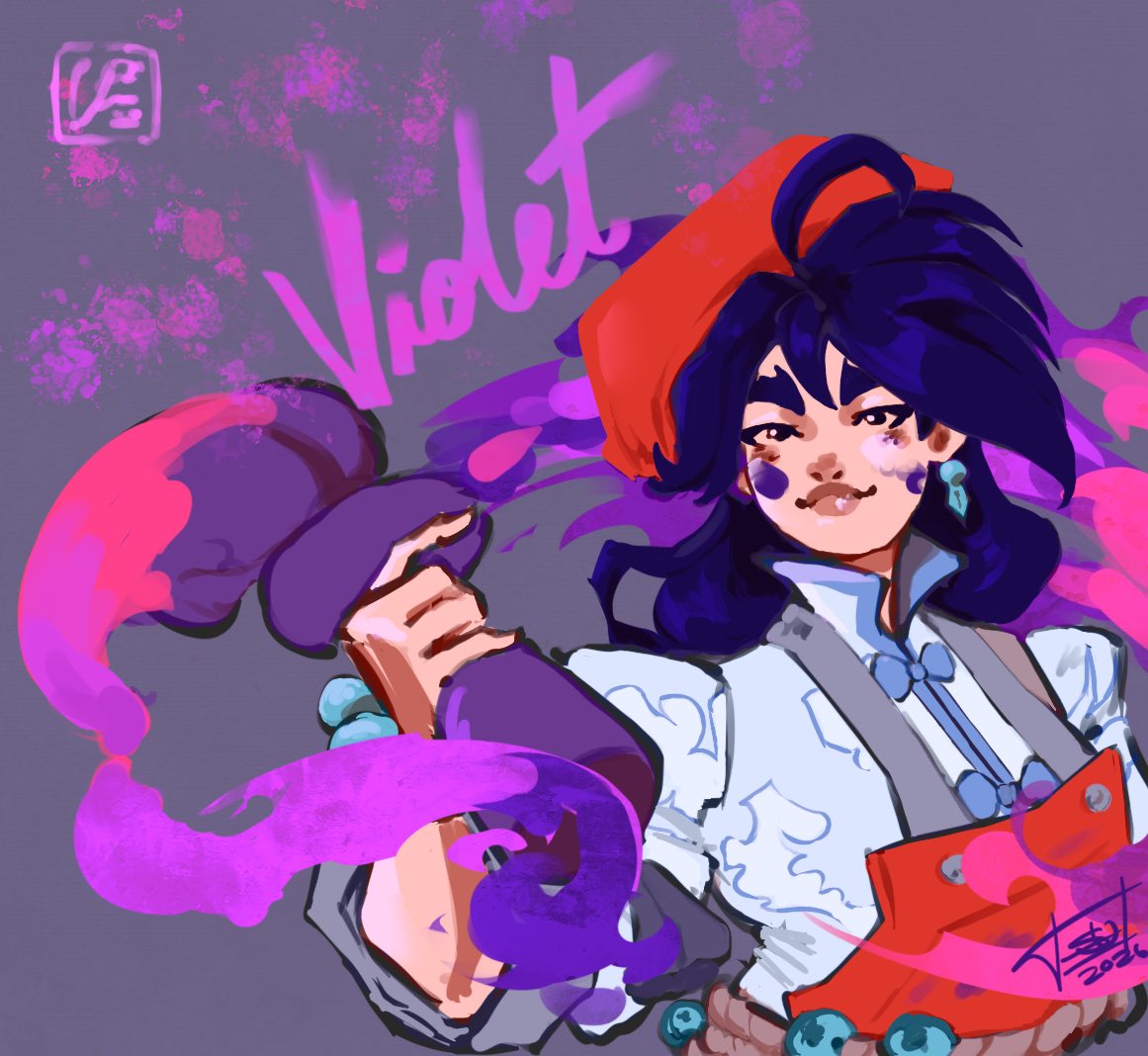 shadowultr's tweet photo. Always wanted to draw a Deadlock character :) #deadlock #violet https://t.co/k4qi3xY0tU