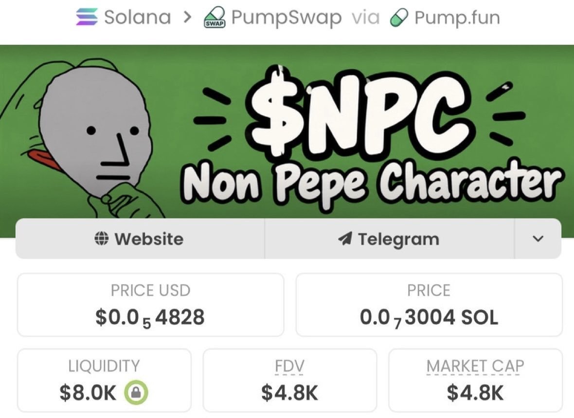 1_ALPHADESK's tweet photo. Secured a massive move with $NPC

Entry:$4.8k
Peak:$365k
Profit:76x Profit 

Don't miss the next one-catch these opportunities first in my private TG!

#Solana #CryptoMarket #memecoin https://t.co/0jW5huda0L