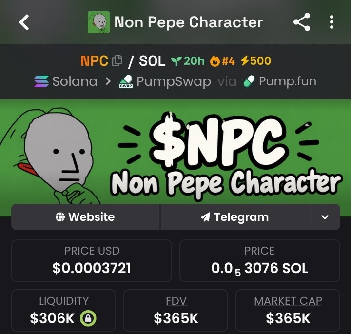 1_ALPHADESK's tweet photo. Secured a massive move with $NPC

Entry:$4.8k
Peak:$365k
Profit:76x Profit 

Don't miss the next one-catch these opportunities first in my private TG!

#Solana #CryptoMarket #memecoin https://t.co/0jW5huda0L