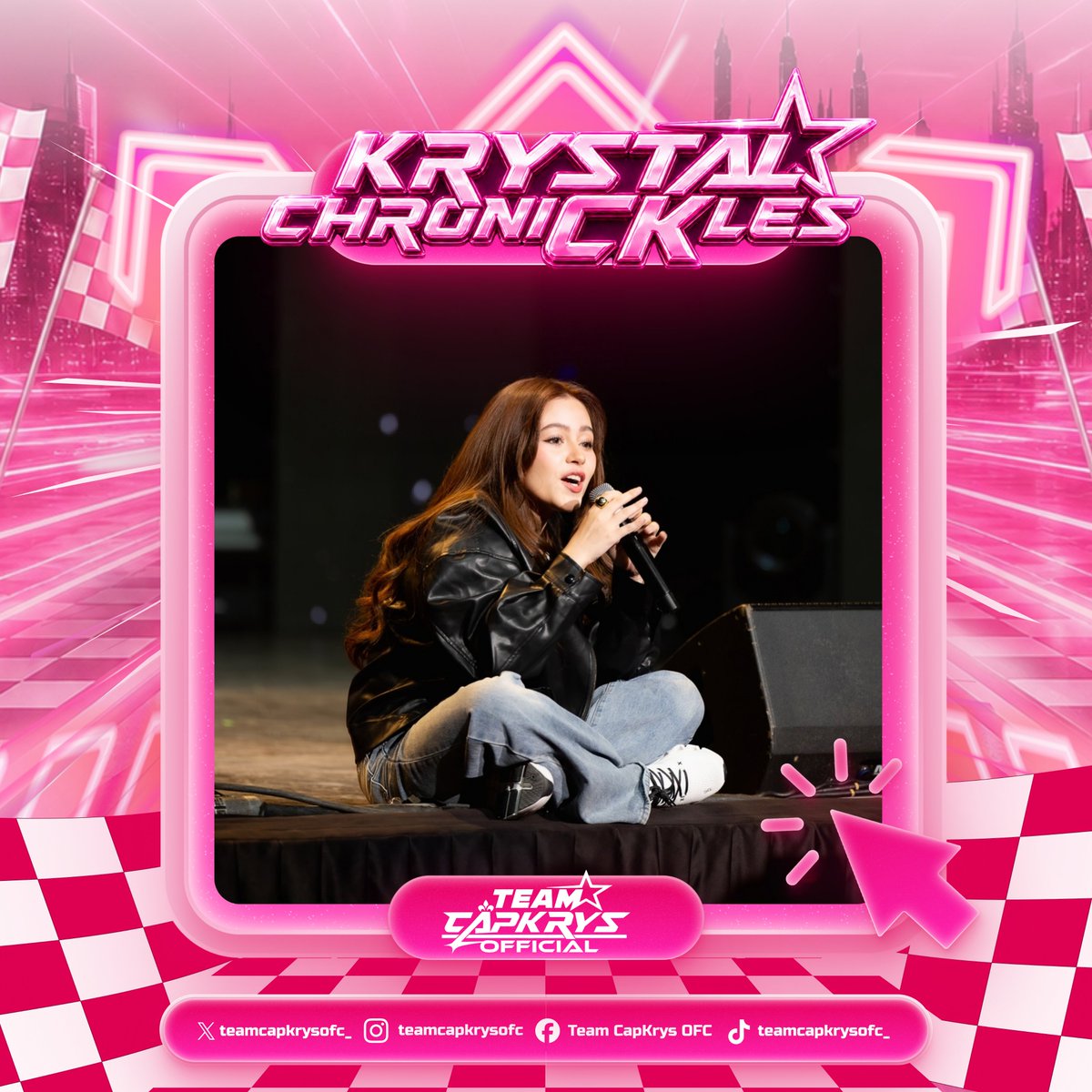 capkrysupdates_'s tweet photo. 𝐔𝐩𝐝𝐚𝐭𝐞 𝐜𝐡𝐞𝐂𝐊!          
                           
KRYSTAL ON PHOTOBYFRANKREYES IG POST UPDATE | 093026                    

"Sound check with @.krystalmejes_"      

🔗: https://t.co/xhiIvuklwk
↳ drop by & engage, sparckles!                      

#KrystalMejes | @krystamejesz
#capkryschroniCKles 
#capkrysupdates