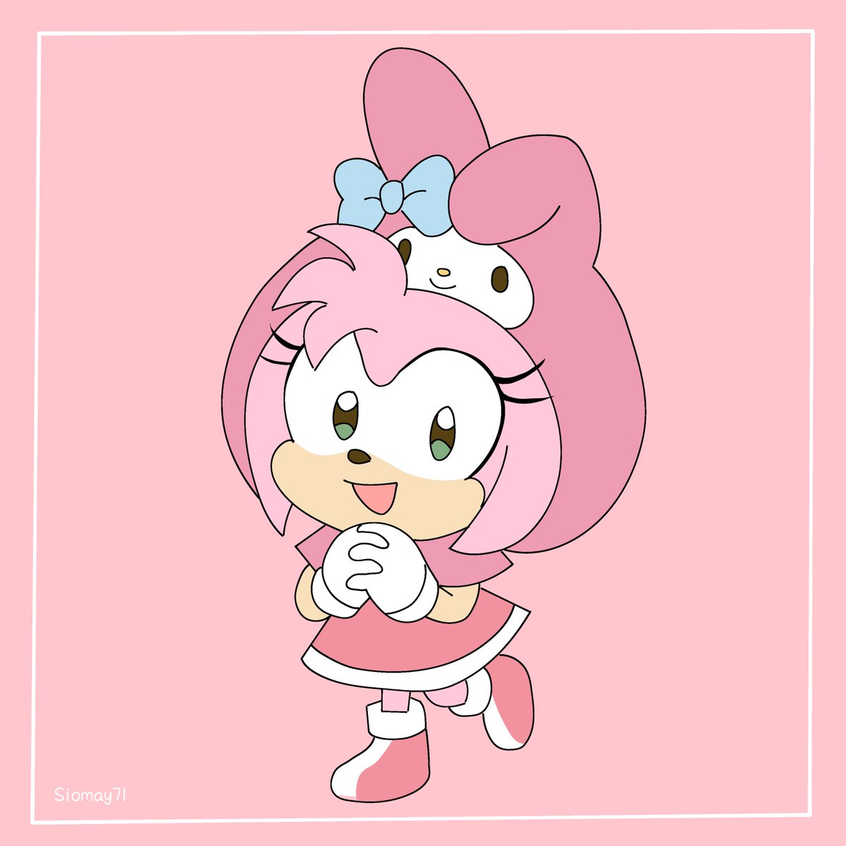 Si_mayones's tweet photo. #Amyrose #sonicthehedgehog #sonicthehedgehogfanart #Amyrosefanart #artwork ㅤㅤㅤ https://t.co/aBlBk9yXJv