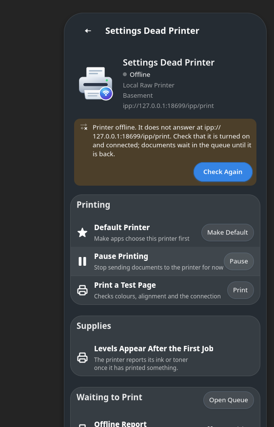 brombinmirko's tweet photo. Do you use printers? I do and it's always a pain, so this is way i want them to be as much simple as possible in Singularity Desktop =)

More info at: https://t.co/ryVhLZg7c5

#Linux #OpenSource #Design https://t.co/gmI1uIcElc
