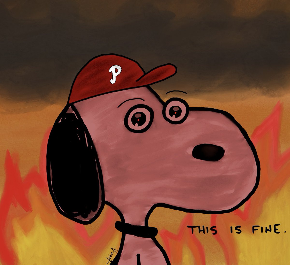 trishadelphia's tweet photo. phillies game 2. do or die. https://t.co/o9VuJTbUiQ